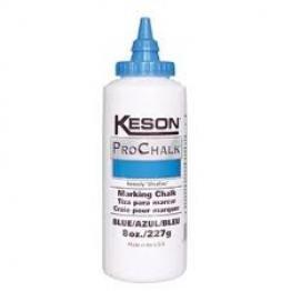 Keson 8B 8 Oz. Ultra-Fine Marking Chalk - Blue