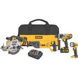 DeWalt DCK491L2 20V MAX LI-ION 4-TOOL COMBO KIT