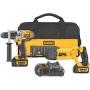 DeWalt DCK292L2 20V MAX HAMMERDRILL/RECIPCOMBO KIT