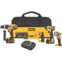 DeWalt DCK490L2 20V MAX LI-ION 4-TOOL COMBO KIT