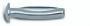 Powers 3272 1/4" x 2" Steel Flat Head Drive