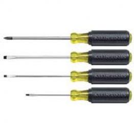 Klein Tools 4-Piece Mini Cushion Grip Screwdriver 