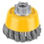 DeWalt DW4910 3" KNOTTED WIRE CUP BRUSH