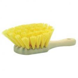 Weiler 79120 8" SCRUB BRUSH W/ YELLOWPOLYPROPYLENE