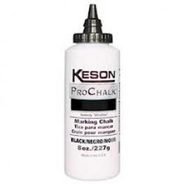 Keson 8BLACK 8OZ ULTRA-FIN MARKING CHALK (BLACK)