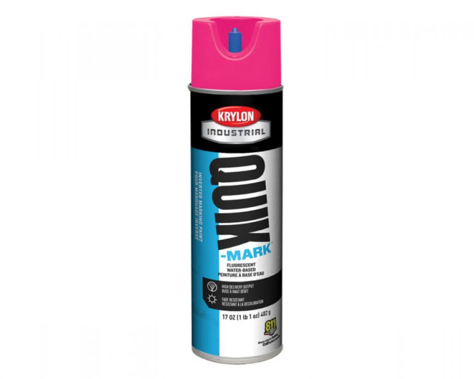 Krylon 03612 17 Oz Flourescent Pink Marking Paint