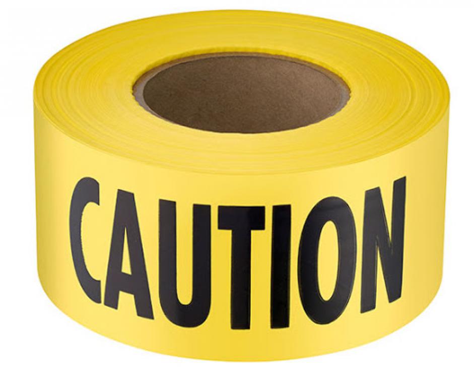 Keson BT1200E 3"X1000' CAUTION TAPE