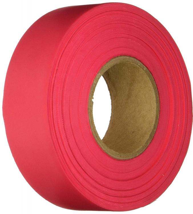 Keson FTR 1-3/16" x 300' Flagging Tape - Red