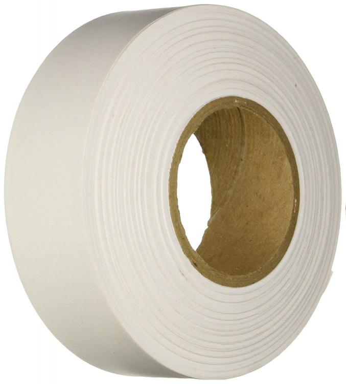 Keson FTW 1-3/16" x 300' Flagging Tape - White