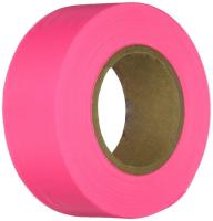 Keson FTGP 1-3/16" x 300' Flagging Tape - GLO-Pink
