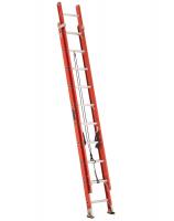Louisville Ladder FE3216 16' Fiberglass Two Section Extension Ladder