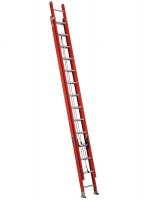Louisville Ladder FE3228 28' Fiberglass Two Section Extension Ladder