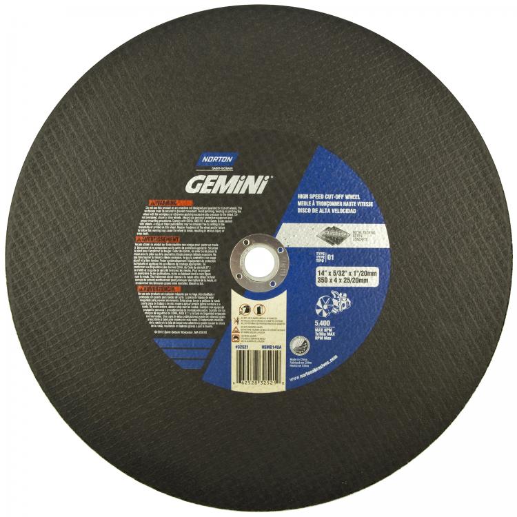 Norton Clipper HSM1220 12" x 1/8" x 20mm Metal Cutting Blade